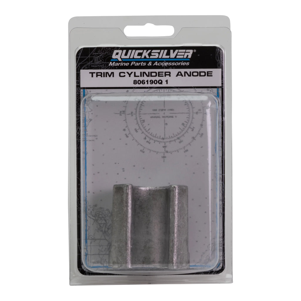 Trim 806190Q Aluminum Cylinder Anode 1 Quicksilver Kit
