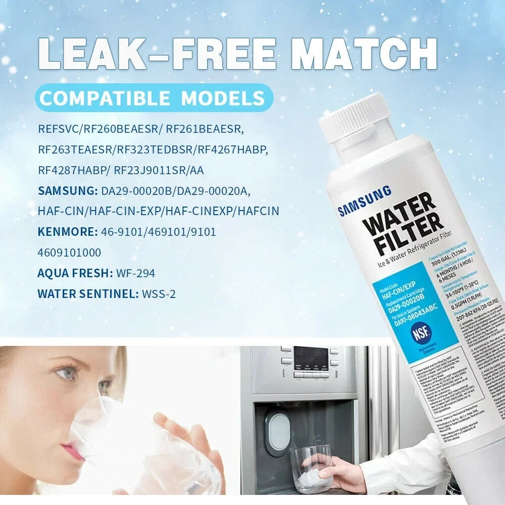 Filter HAF-CIN/EXP DA29-00020B liquid with Compatible Refrigerator