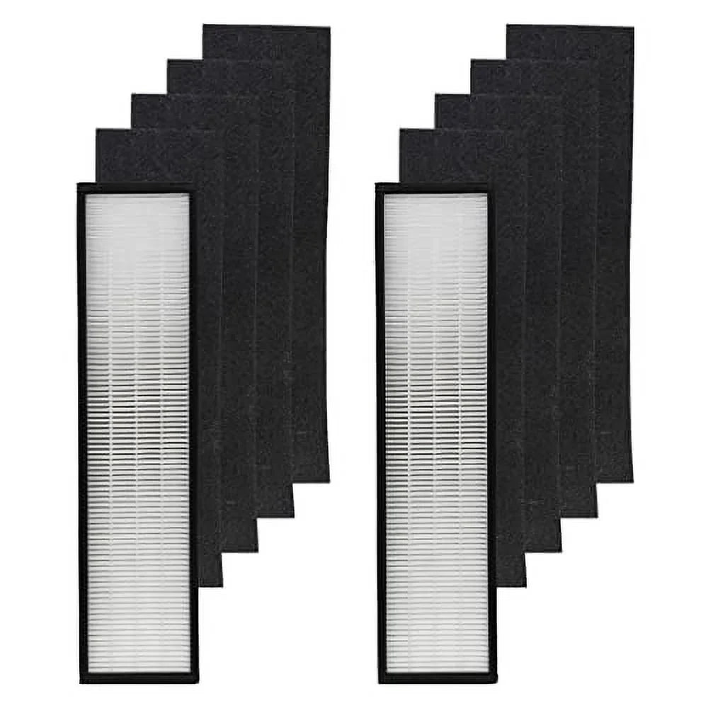 2 FLT5000 4 HEPA Pre-Filters Filter - 8 Pack Carbon HEPA Filter-Monster Carbon and Replacement Filter with with – GermGuardian Compatible Set, Purifier Air dimension C Filter