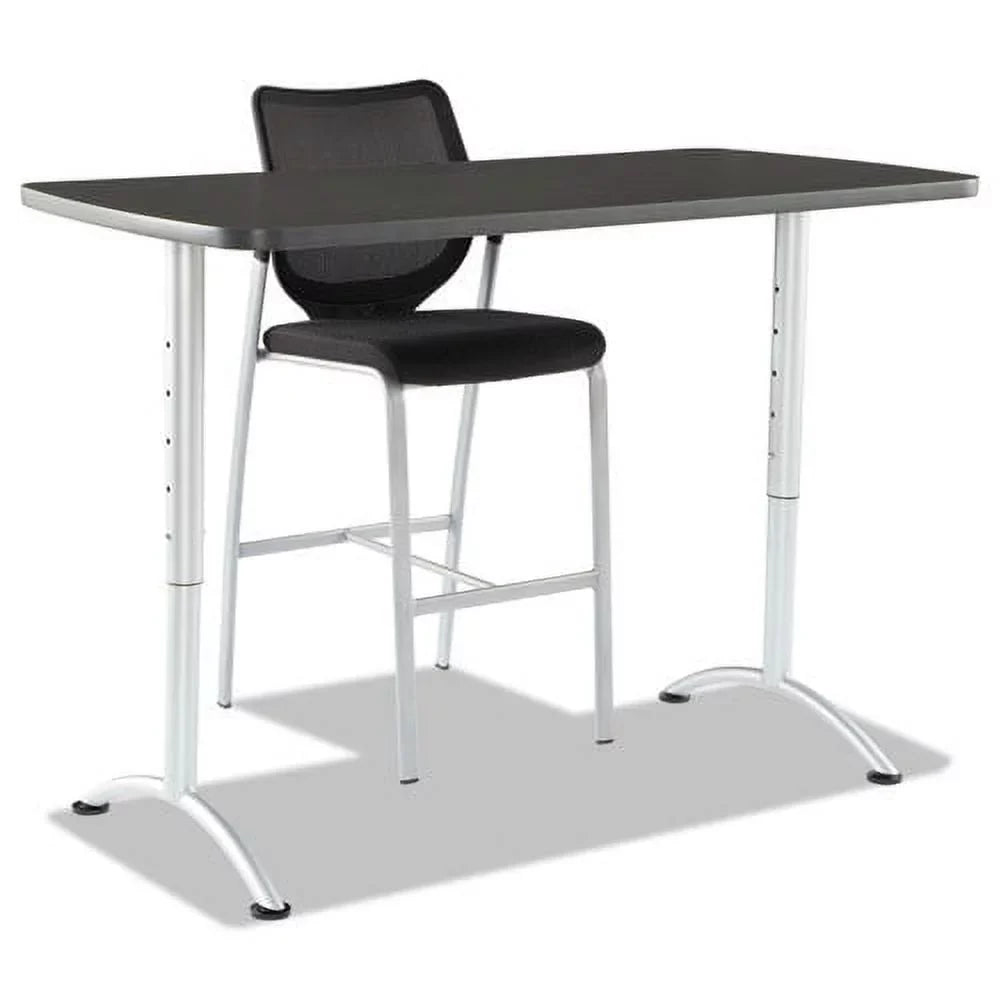 in. - 42 in. in. x Height Table 60 Adjustable 30 30 Rectangular x - ARC Graphite/Silver