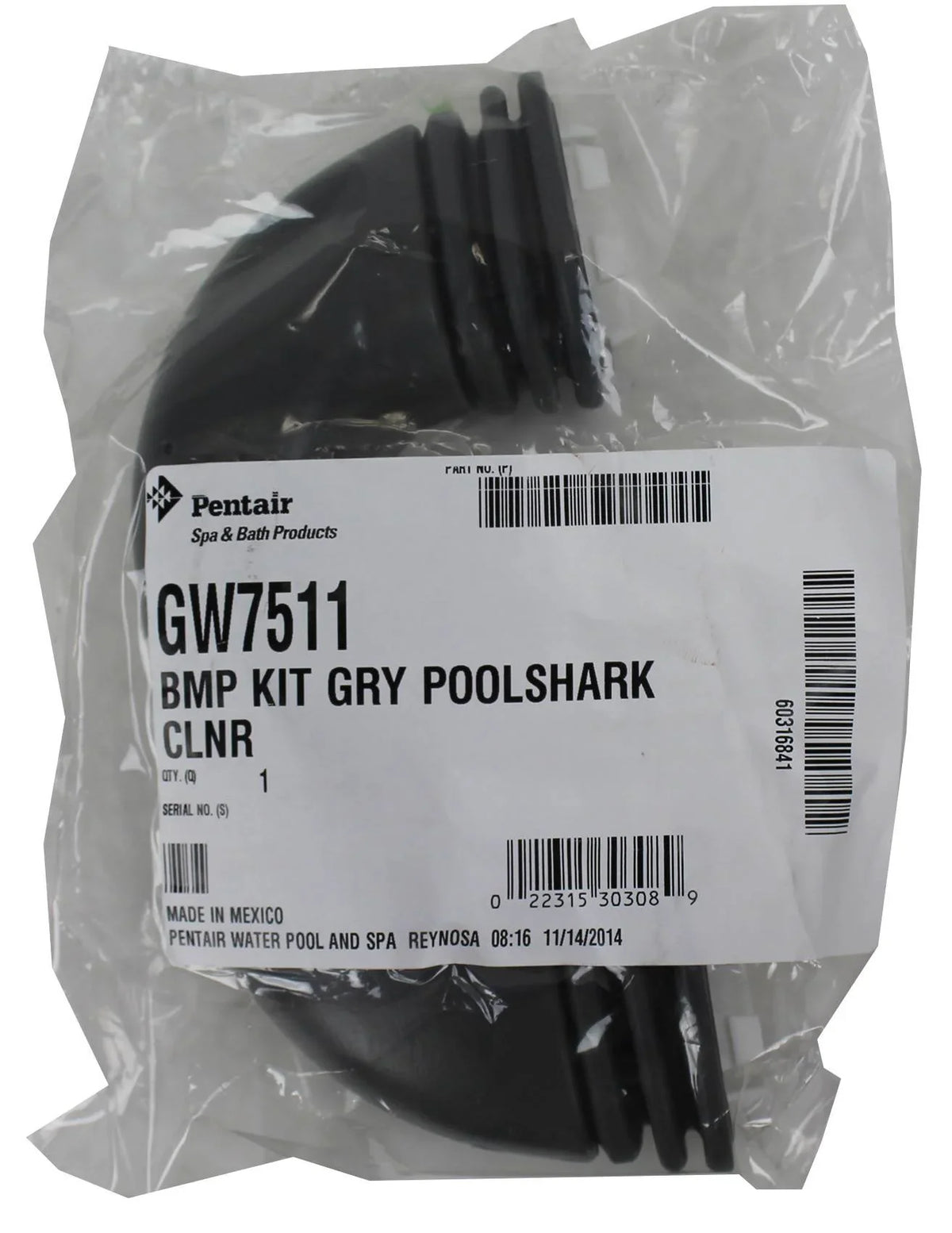 Pool Swimming PoolShark Gray GW7511 Cleaner Bumper Pentair Replacement, Gray Kit