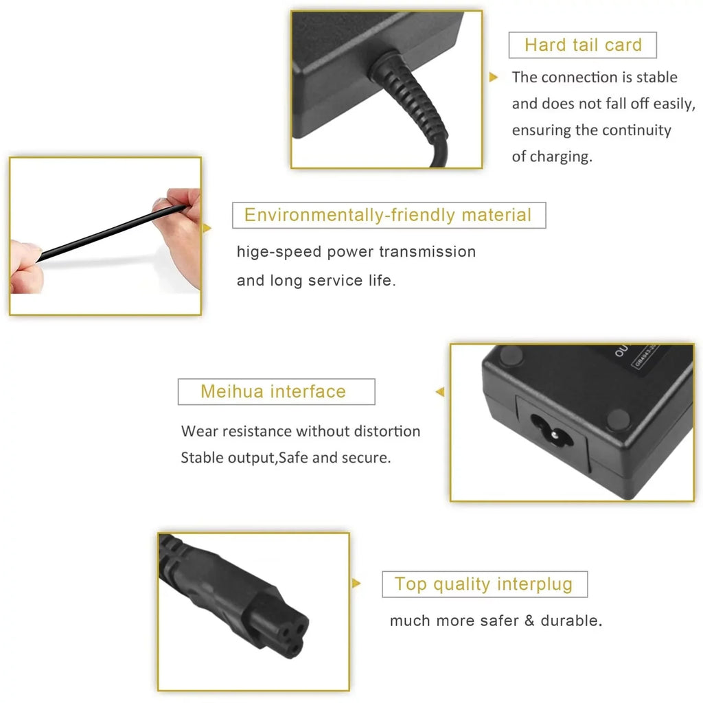 Cord Lenovo Y50-70 Ideapad for 135W Charger Y40-70 CJP-Geek Power Adapter Cord AC Supply