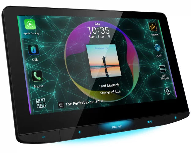 HD 10.1" KW-Z1000W Receiver+Dash Monitor Carplay Cam Car Wireless JVC