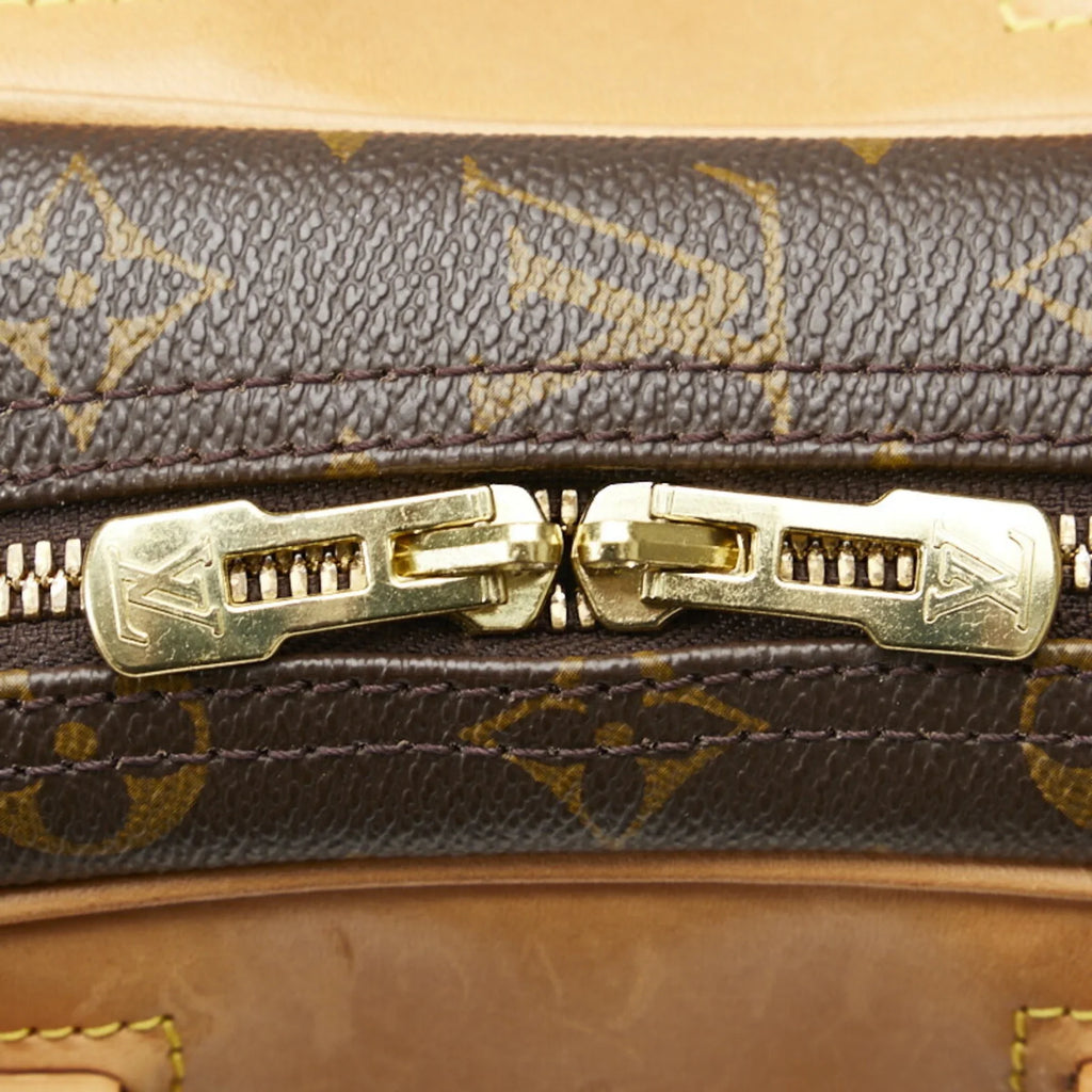 M41450 Leather Pre-Owned Women's Excursion PVC Handbag (Good) Brown Monogram