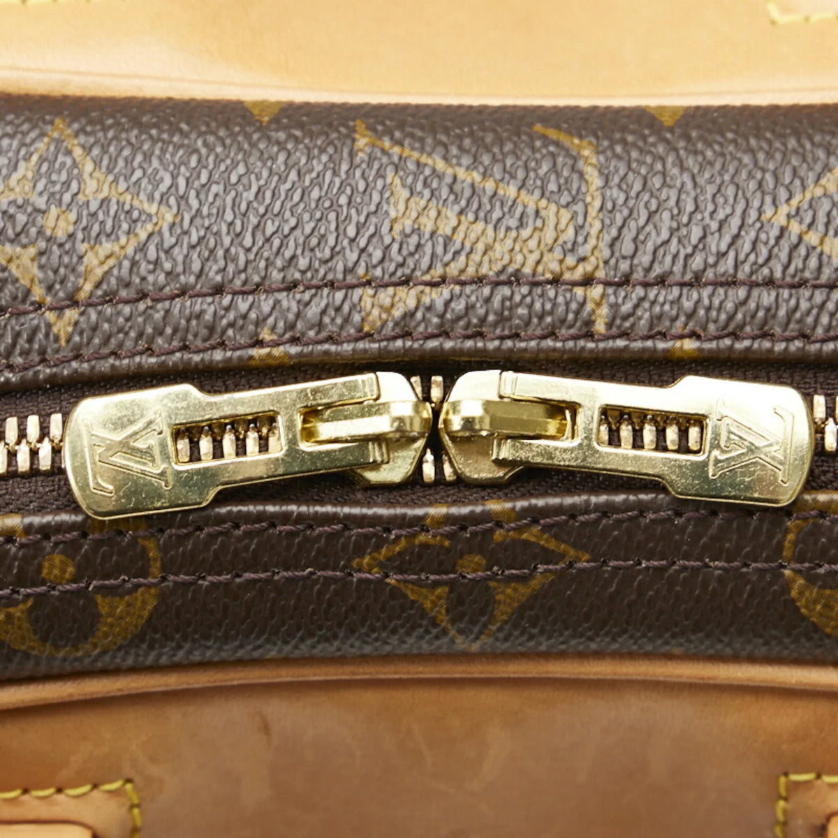 M41450 Leather Pre-Owned Women's Excursion PVC Handbag (Good) Brown Monogram