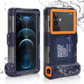 UrbanX Professional [15m/50ft] Sizewimming Diving Sizeurfing Sizenorkeling Photo Video Waterproof Protective Case Underwater Housing for nova 5i Pro And all Phones Up to 6.9 Inch LCD with Lanyard