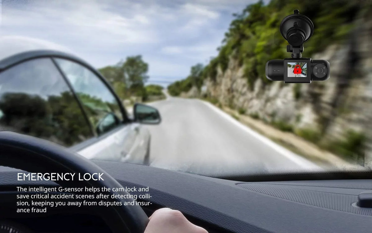 Parking Supercapacitor, Dash Camera Built-in Recorder LEDsG-Sensor, (D30) Inside Recording Wi-Fi Vision, with Front FHD IR 1080P and Sensor, Car Loop Infrared Cam, Night Uber Dual 4 Mode, GPS