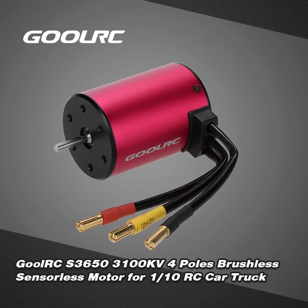 Poles Car 3650 4 1/103100kv ESC,Motor Motor Rookin Mewmewcat Coolrc 3100kv 1/10Car GoolRC S3650 Motor S3650 Motor Poles 3100kv 4 Eryue