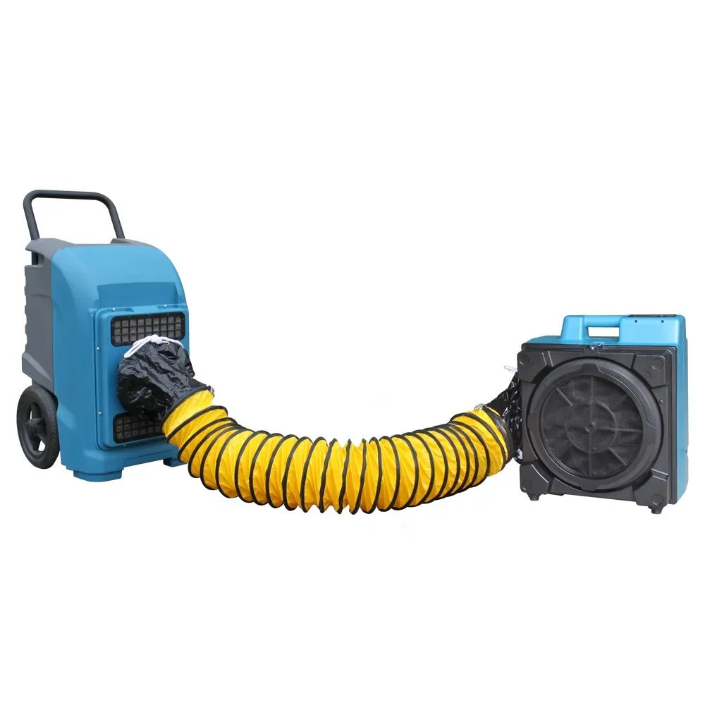with Pump Automatic Commercial 125-Pint Drainage and Hose Dehumidifier XPOWER Purge XD-125