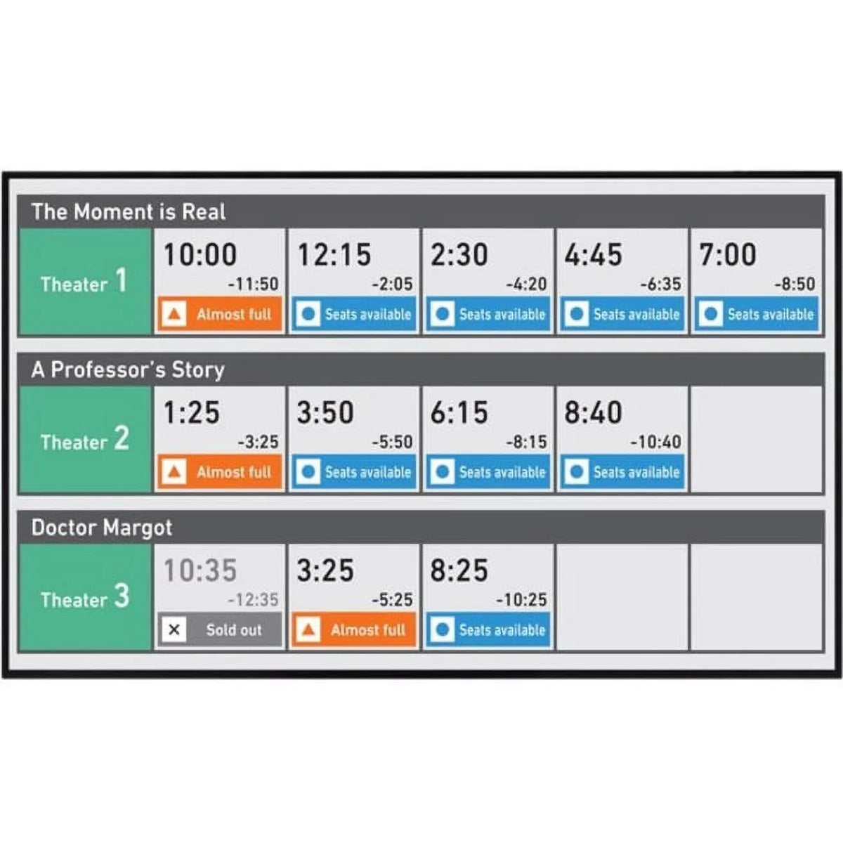 BOARD AQUOS PNUH551 Digital Display Signage Sharp