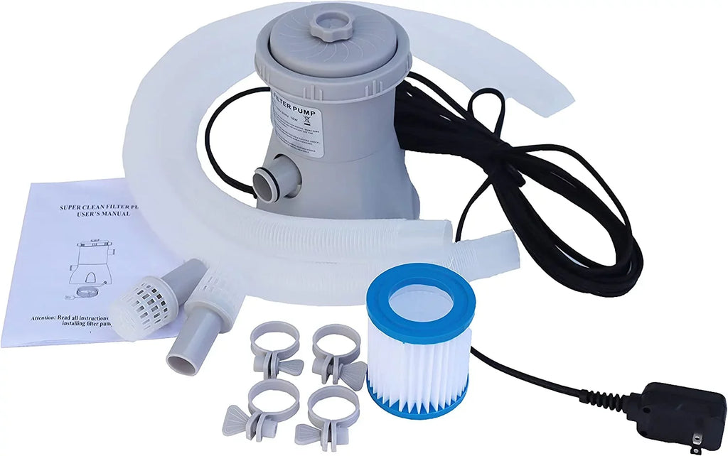 Ground Filter for Above Pump Electric INTSUPERMAI liquid Pools Cleaning Pool Swimming Tool