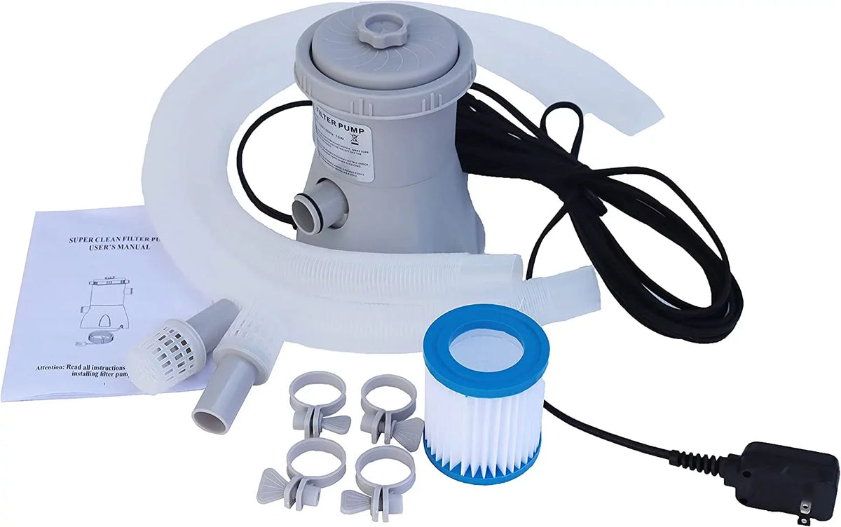 Ground Filter for Above Pump Electric INTSUPERMAI liquid Pools Cleaning Pool Swimming Tool