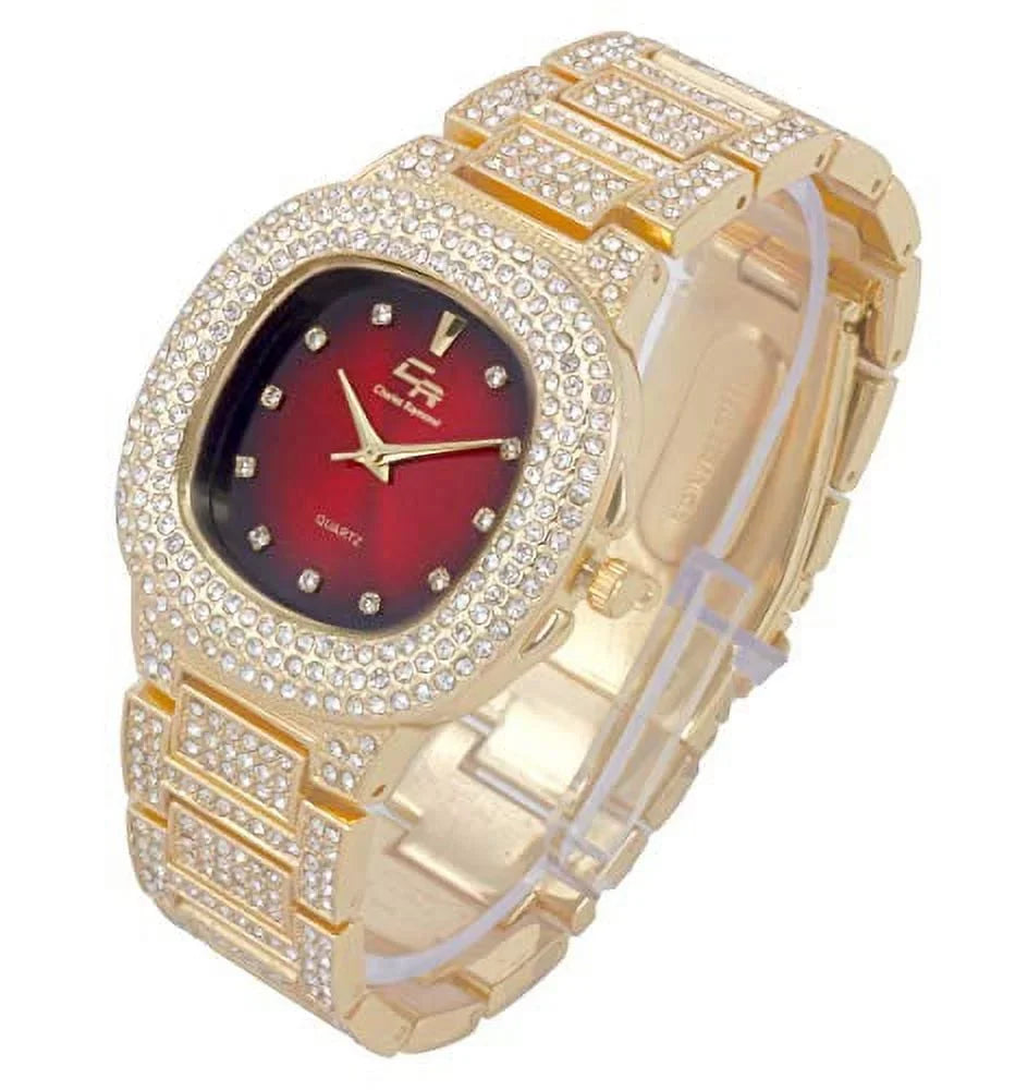 The and Blood for Watch Dance - Hip and Hop (Gld On Off Floor Bling'ed Red) ST10325/ST10364 Perfect King Couples Power Out Set His&Hers Queen Flaunt to