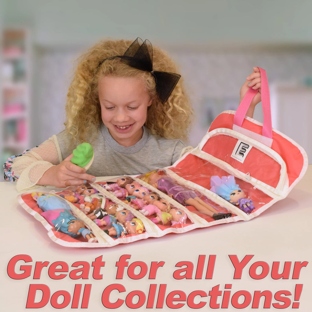 Doll Compatible LOL Storage Toy Bundle Case (2-items) EASYVIEW Organizer