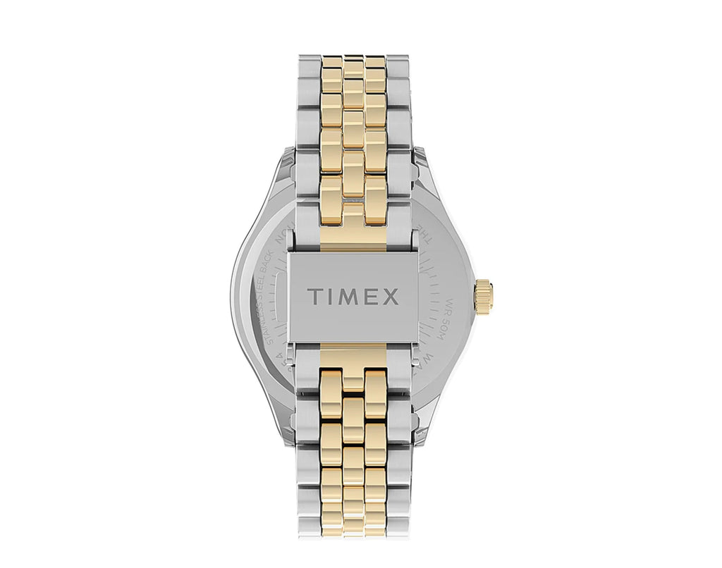 Steel Waterbury Timex Watch 34mm Bracelet with Women's Swarovski� Stainless Legacy Crystals