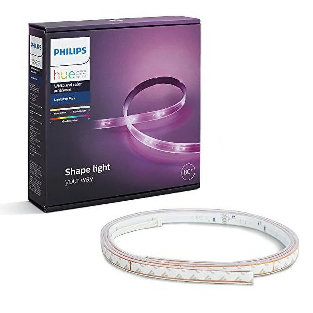 LED Plus Light Philips Smart Multi-Color Hue Pre-Owned (Good) 800276 Strip Light Dimmable