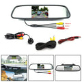 Security Mirror + Vehicle Car Monitor Camera System Reverse Kit 4.3" Car