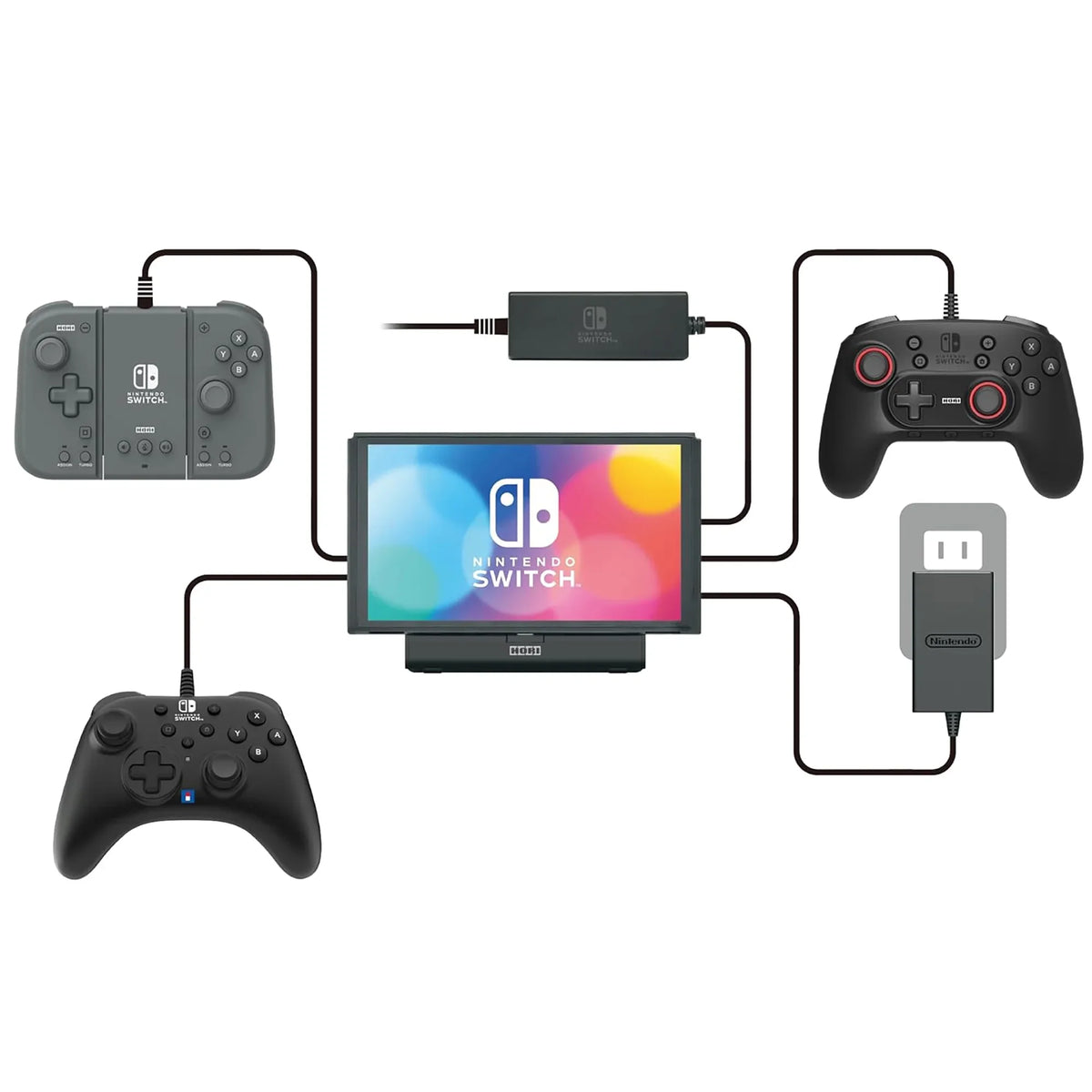 Nintendo Play Portable for Stand HORI Switch USB