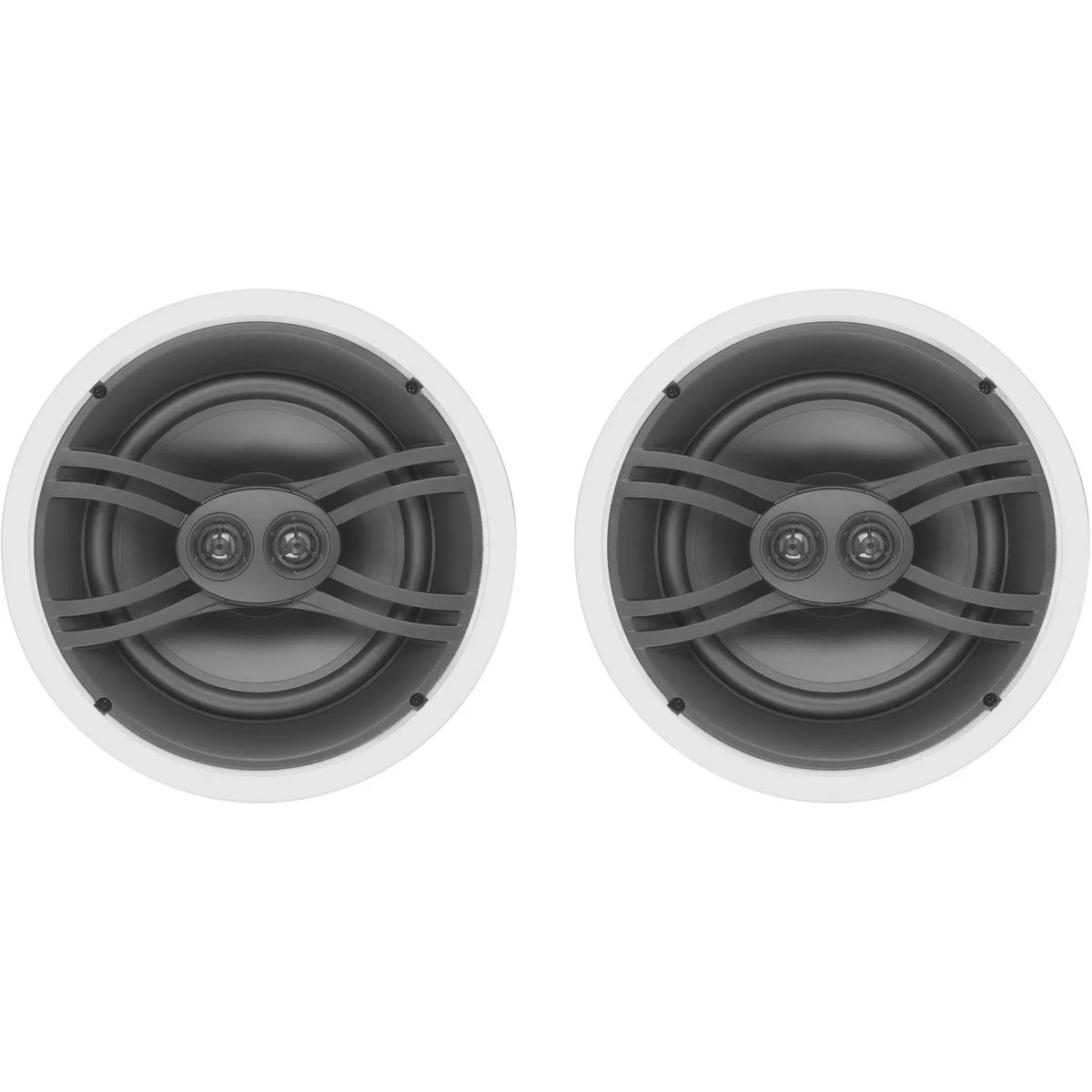 Three-Way Speaker 8" NS-IW480CWH Sound System Natural Yamaha (Pair) In-Ceiling