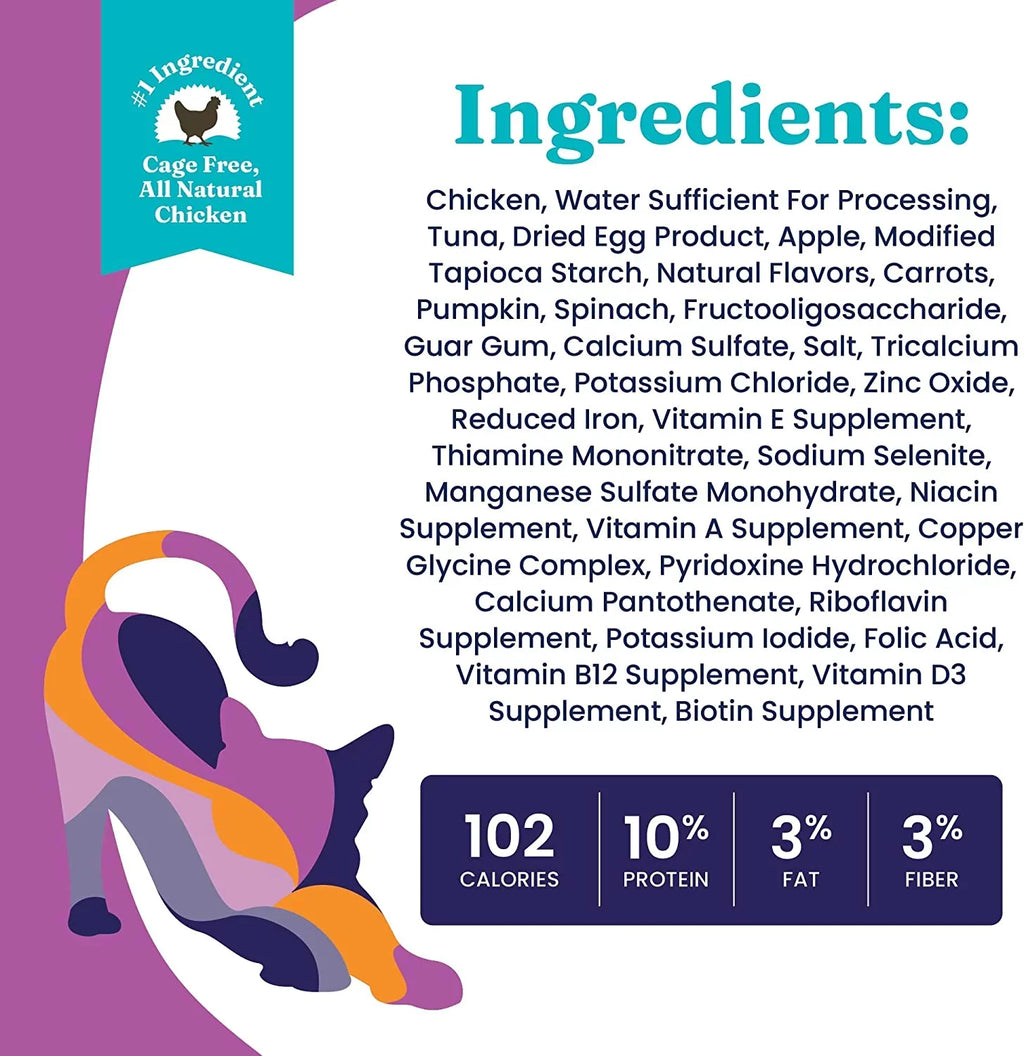 Wet & Free Pate Grain Gold Sensitive (24 Made Real Skin Count) Cat Solid & with Healthy Protein Digestion, 3oz High Cats Cat - and Chicken Adult Coat Stomach for - - Senior Wet Food Food for