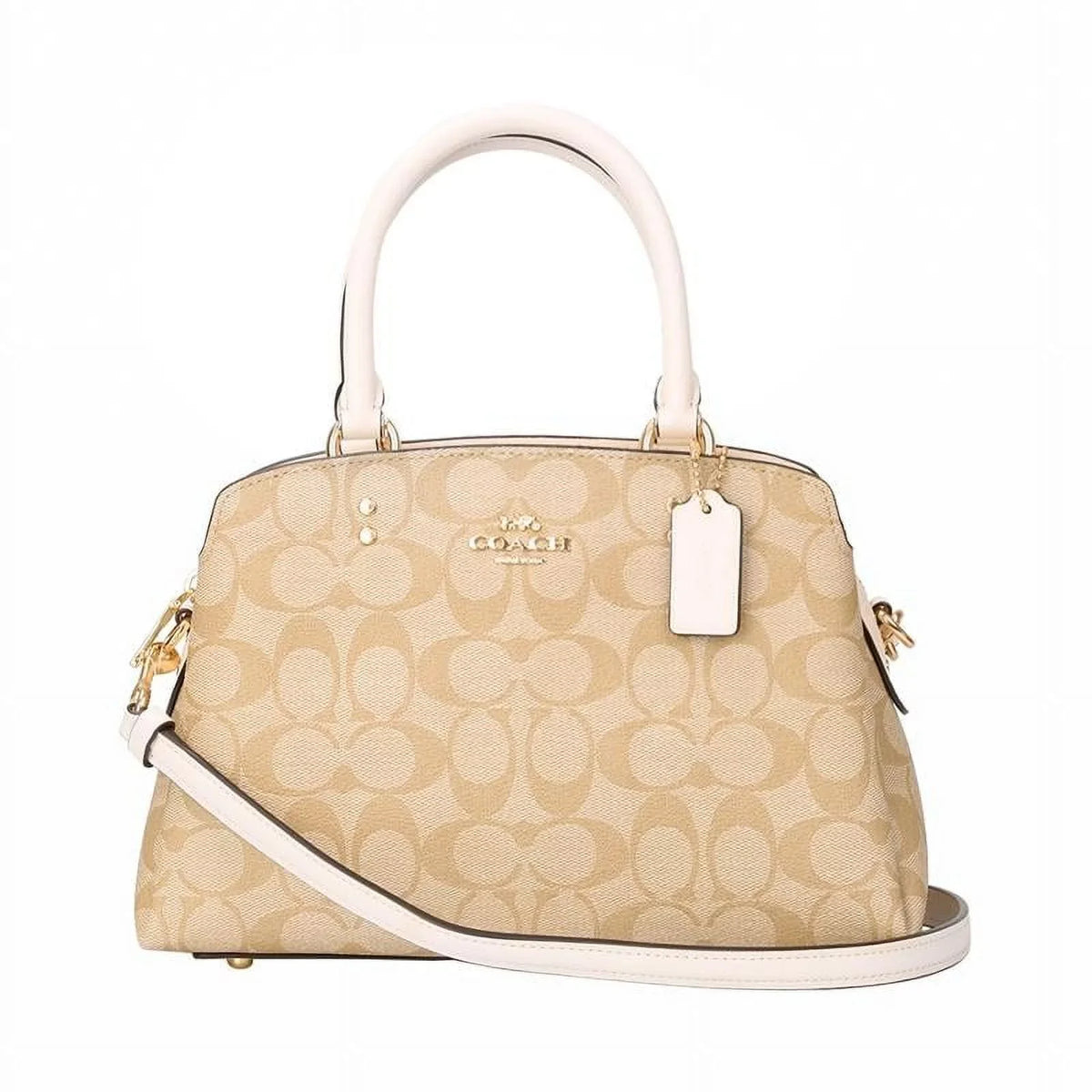 Crossbody Mini Lillie chalk khaki Coach 91494 Handbag Signature Carryall