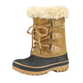 dimension Snow Boots Fur-Lined TAN Ankle Boys Pairs Winter Soft Kid Little Faux Toddler Warm Shoes Kids Dream FORESTER Girls Boots 1