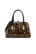 Frame Satchel Rhinestones Strategy design Leather with Patent and