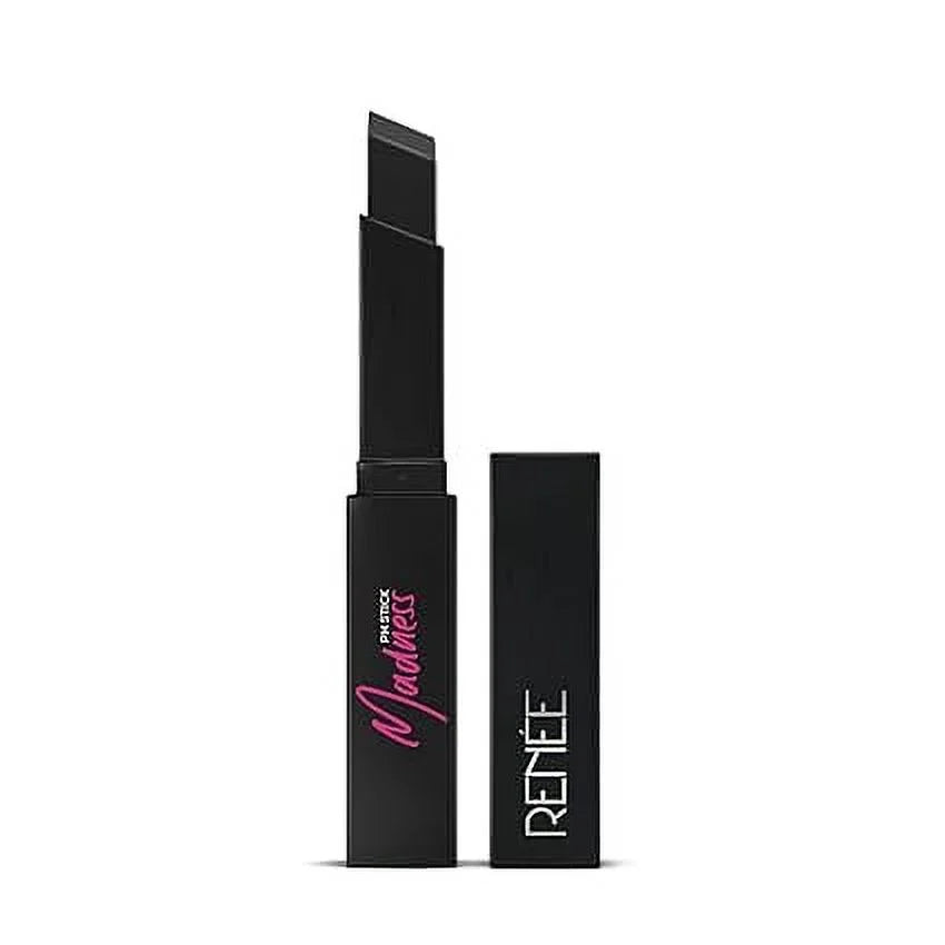 RENEE Madness Ph Lipstick 3gm - Black Lipstick With Glossy Pink Payoff - Long Lasting Nourishment, Enriched With Vitamin E & Jojoba Oil Vegan & Paraben Free (Pack of 2)