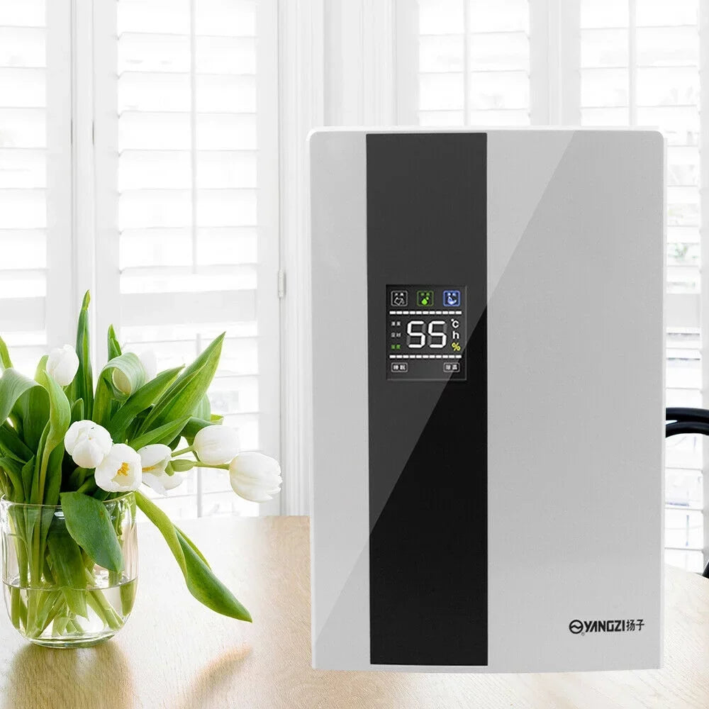 Quiet for 2.2L Dehumidifier Bedroom, Remote W/ Room, 90W Living Sleep Dehumidifier Mode Home fits Intelligent