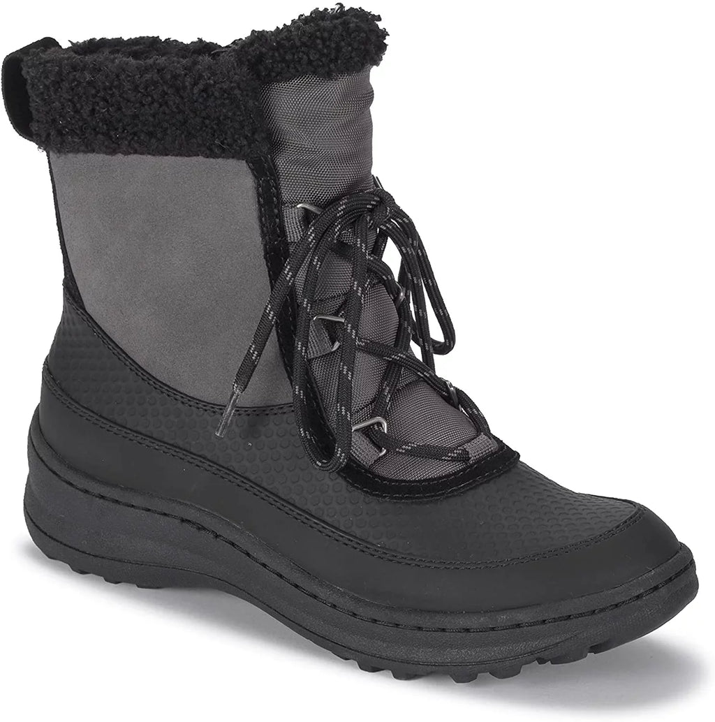 Womens Dark ALTA Grey/Black Suede Boots BareTraps 10