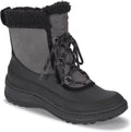 Womens Dark ALTA Grey/Black Suede Boots BareTraps 10