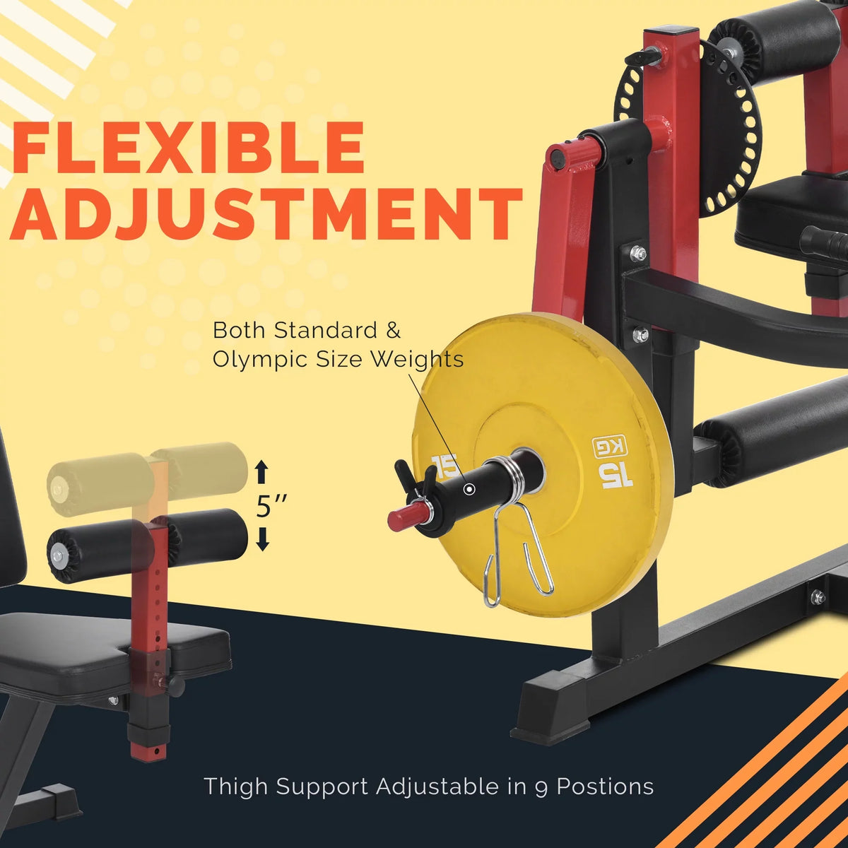 '- Exercise Curl Adjustable Backrest Rotary Leg Curl for Adjustable Hamstring Machine and with and Workout Seat Leg and Home Quadriceps Gym Leg Extenstion, Extension Leg Machine Exercises