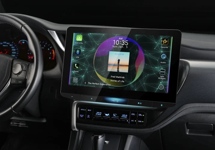 HD 10.1" KW-Z1000W Receiver+Dash Monitor Carplay Cam Car Wireless JVC
