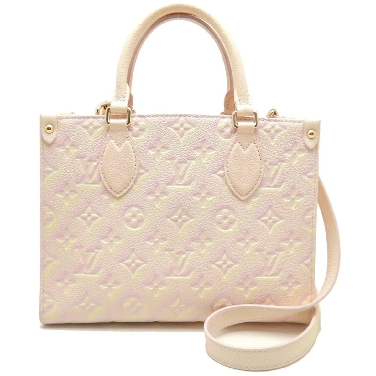 On Handbag Go (Good) Light PM Pre-Owned M46168 Empreinte 450088 the Pink