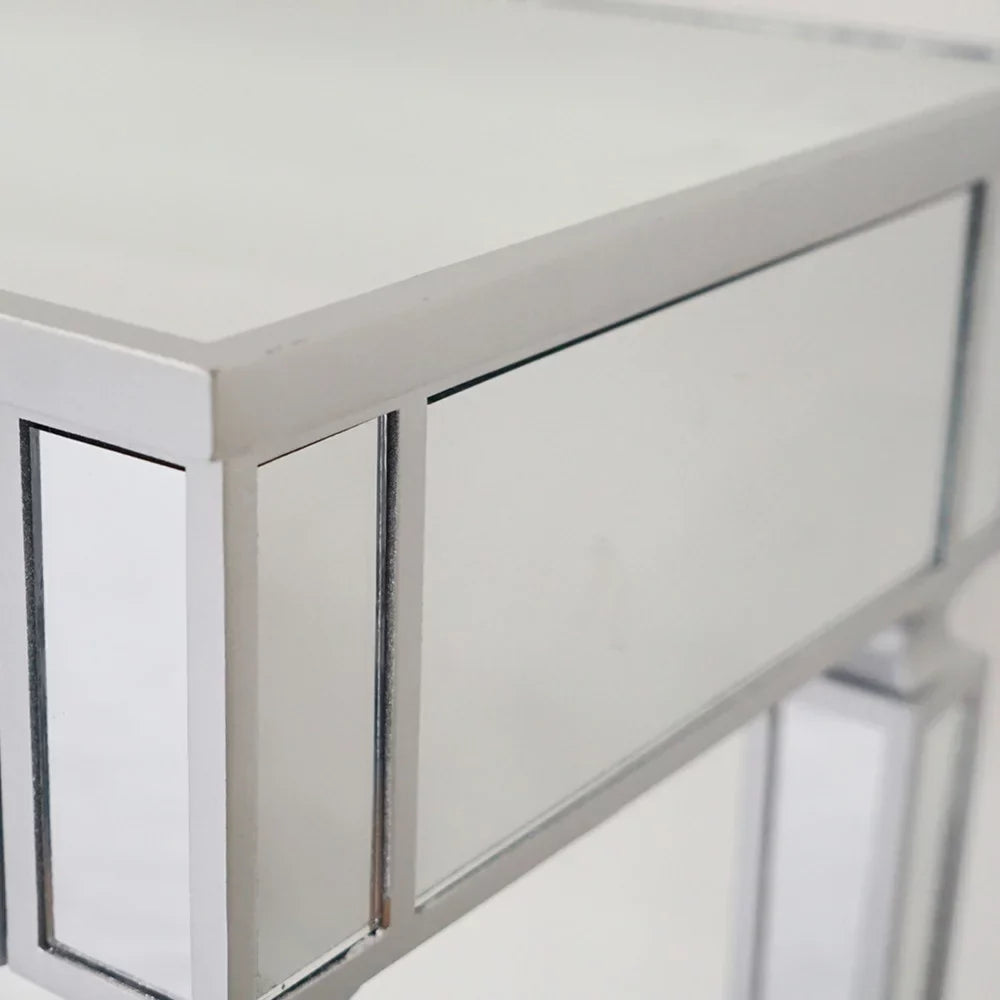 Table Table Dressing Three Mirror Drawers Console Table