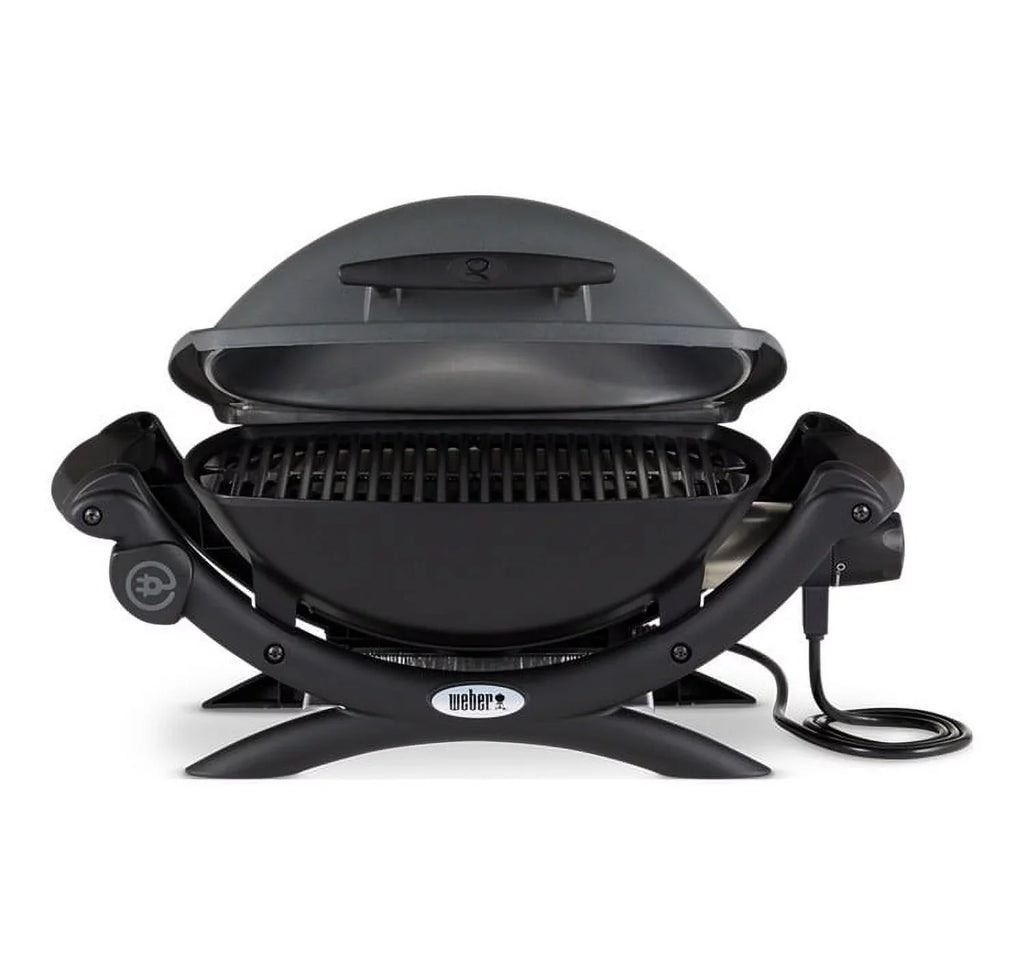 Cover Electric Grill with Q Weber Grill 1400 (Black)