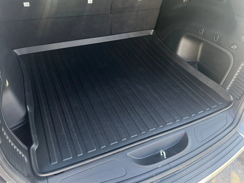 for Cherokee - Jeep Jeep 2022 Protection Laser 3D Black Mat Shaped - - Trunk for Cargo Grand Cherokee Liners All-Season Liner 2011-2021 Custom Grand WK - Fit Measured Premium Trunk Cargo Car Mat 100%