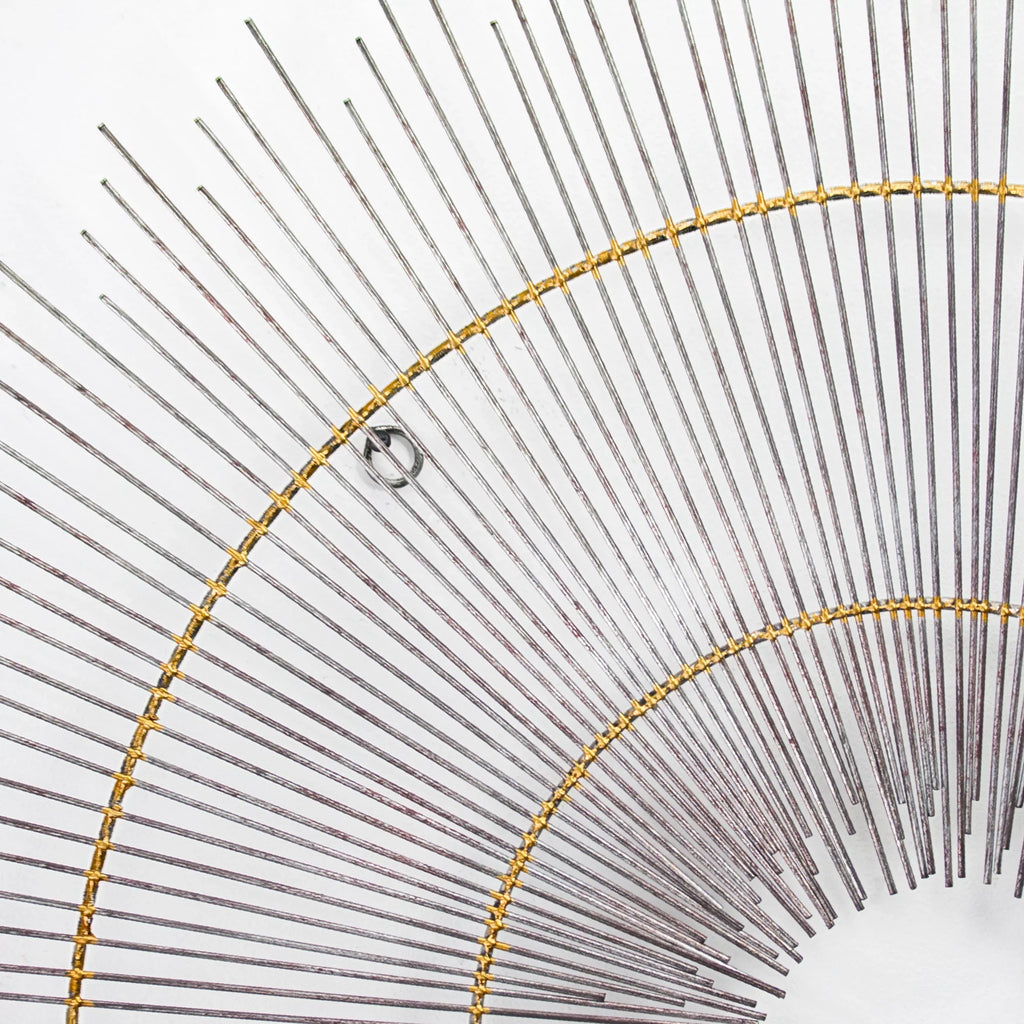 Sculpture (36") by Decor American Wall Sunburst Metal B.J. Starburst Keith Decor Art