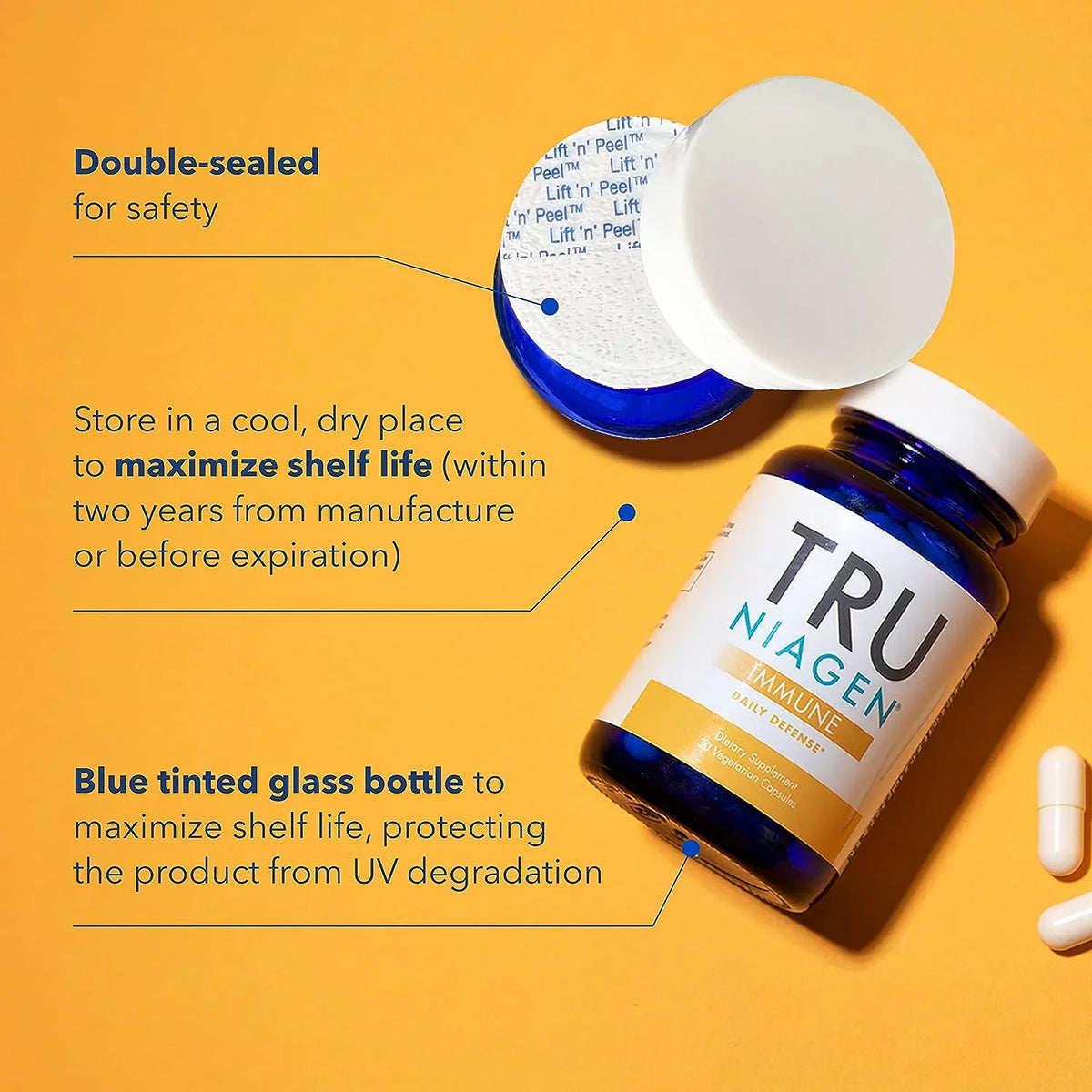 '- 150mg IU, Zinc, Boosting Support Multi Fermentation, Award-Winning Daily Supplement Immune (Curcumin) NIAGEN 30ct Vitamin Vegan Defense TRU D3 NAD from Plus Theracurmin Niagen 2000 + C Vitamin -