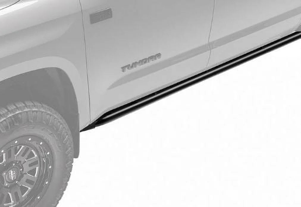 N-Fab RealTruck Cab All | | Tundra Rails 2007-2021 | Beds, by T074Rkrqc with Textured Double Gas Rkr SRW Black Compatible