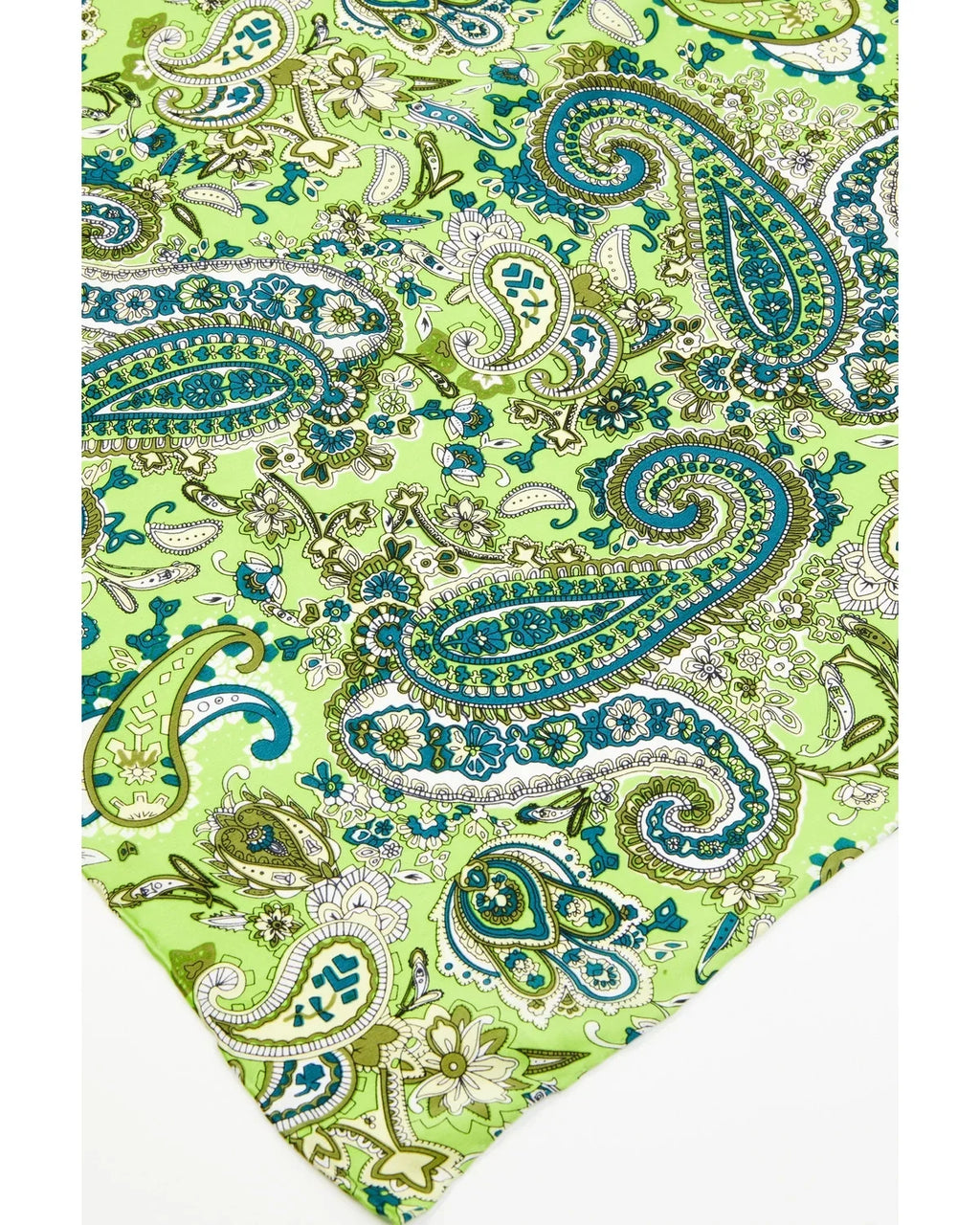 Paisley dimension One F Wild Men's Western Silk & M Rag Lime