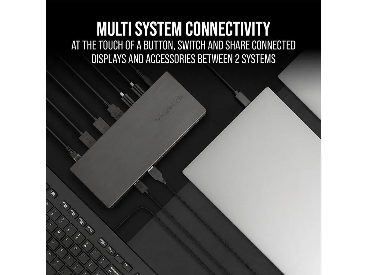 Docking 901520 VisionTek PD VT4950 100W with USB-C Station KVM