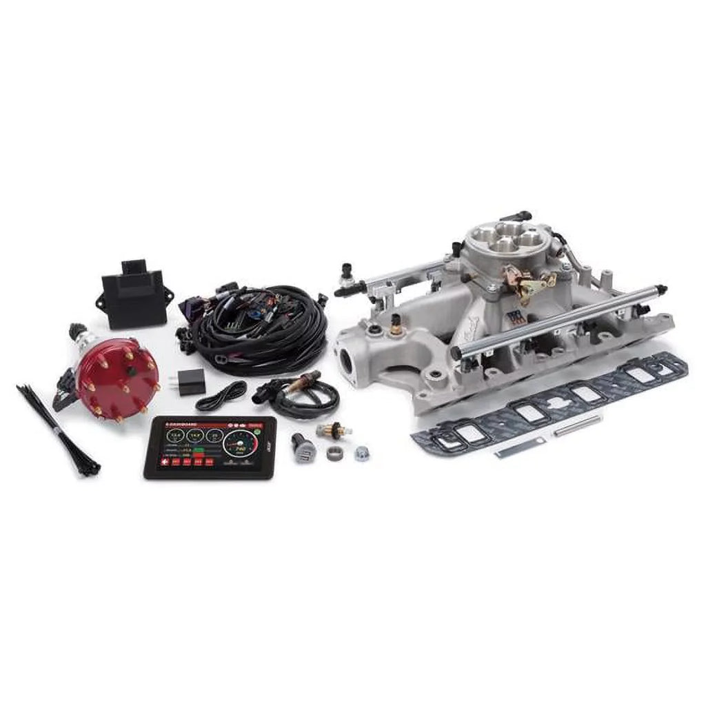 for Fits 625 Edelbrock HP 4 F150, Pro-Flo Block select: Small 35950 Kit 1977-1996 351W F250 1977-1997 EFI