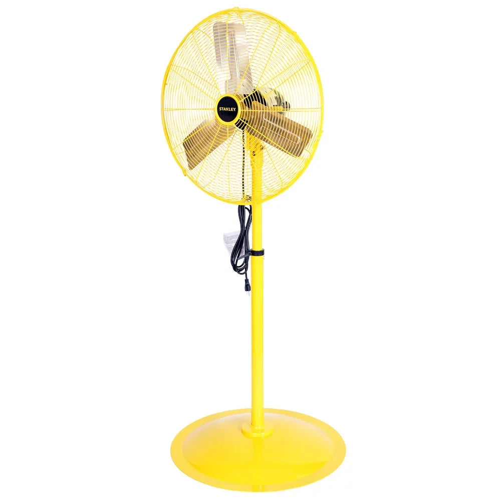 Pedestal Fan, High-Velocity STANLEY Non-Oscillating Industrial ST-24P