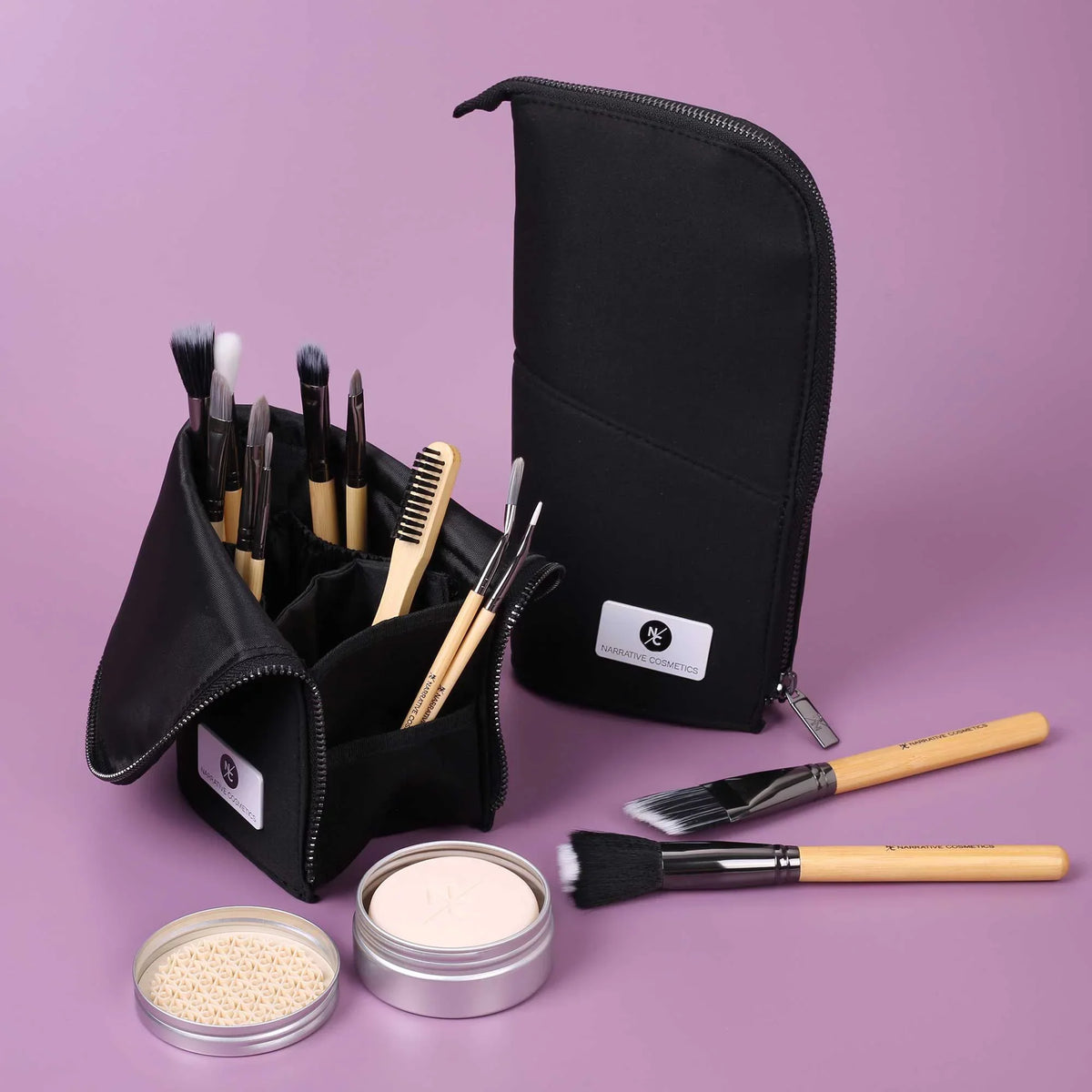 '- 12 Piece Kit Brush Makeup Essential Brush SFX Makeup Cosmetics - Collection#1 Set Effects Special Narrative