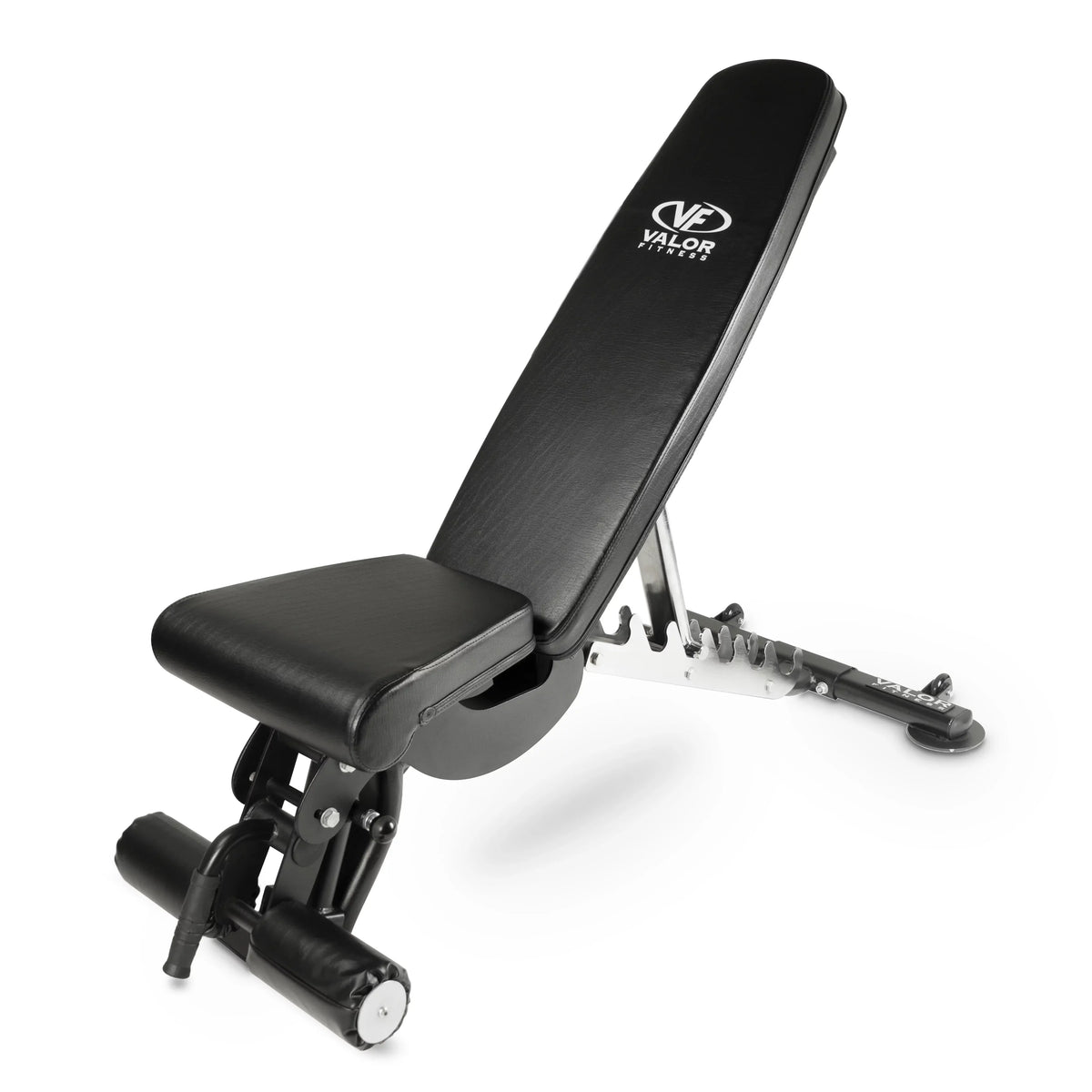 Positions Fitness – -DD-40 Black Duty Flat, Nylon and Weight Bench Incline, Adjustable Including Bench Press, 7 Valor Decline with Wheels Heavy