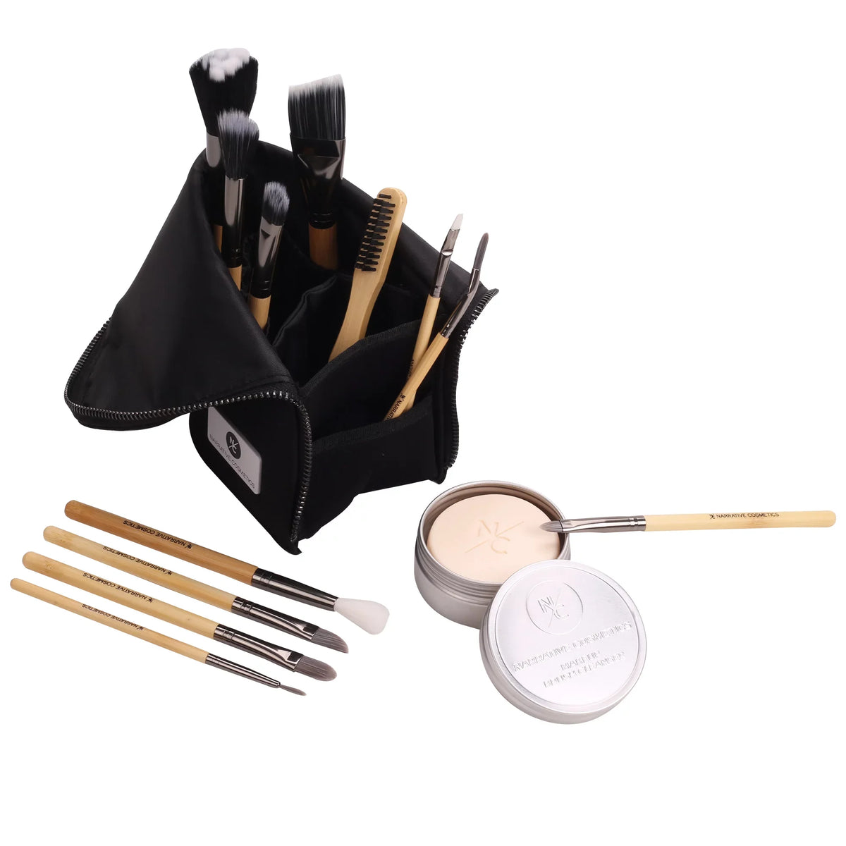 '- 12 Piece Kit Brush Makeup Essential Brush SFX Makeup Cosmetics - Collection#1 Set Effects Special Narrative
