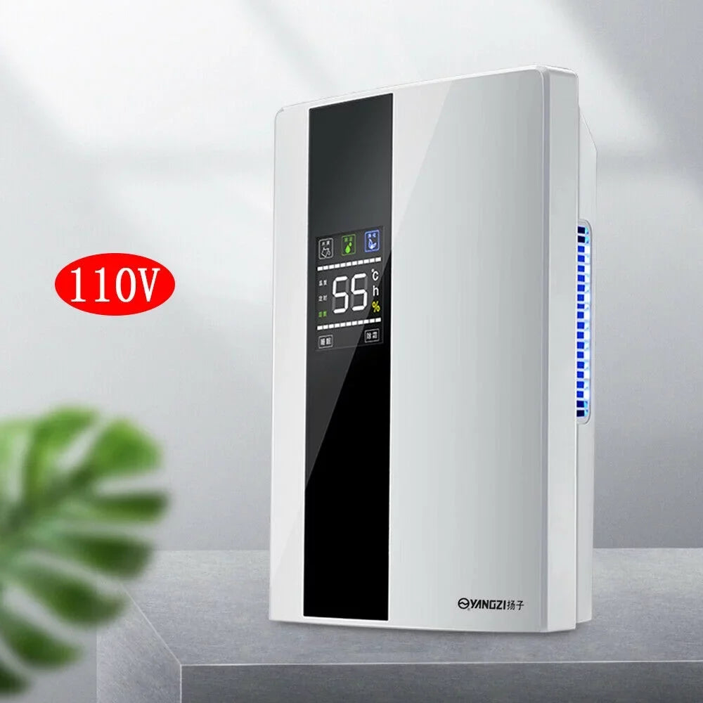 Quiet for 2.2L Dehumidifier Bedroom, Remote W/ Room, 90W Living Sleep Dehumidifier Mode Home fits Intelligent