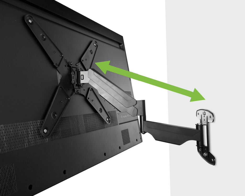 Spring TV onn. 23"-65"TVs Full-Motion Arm Mount for
