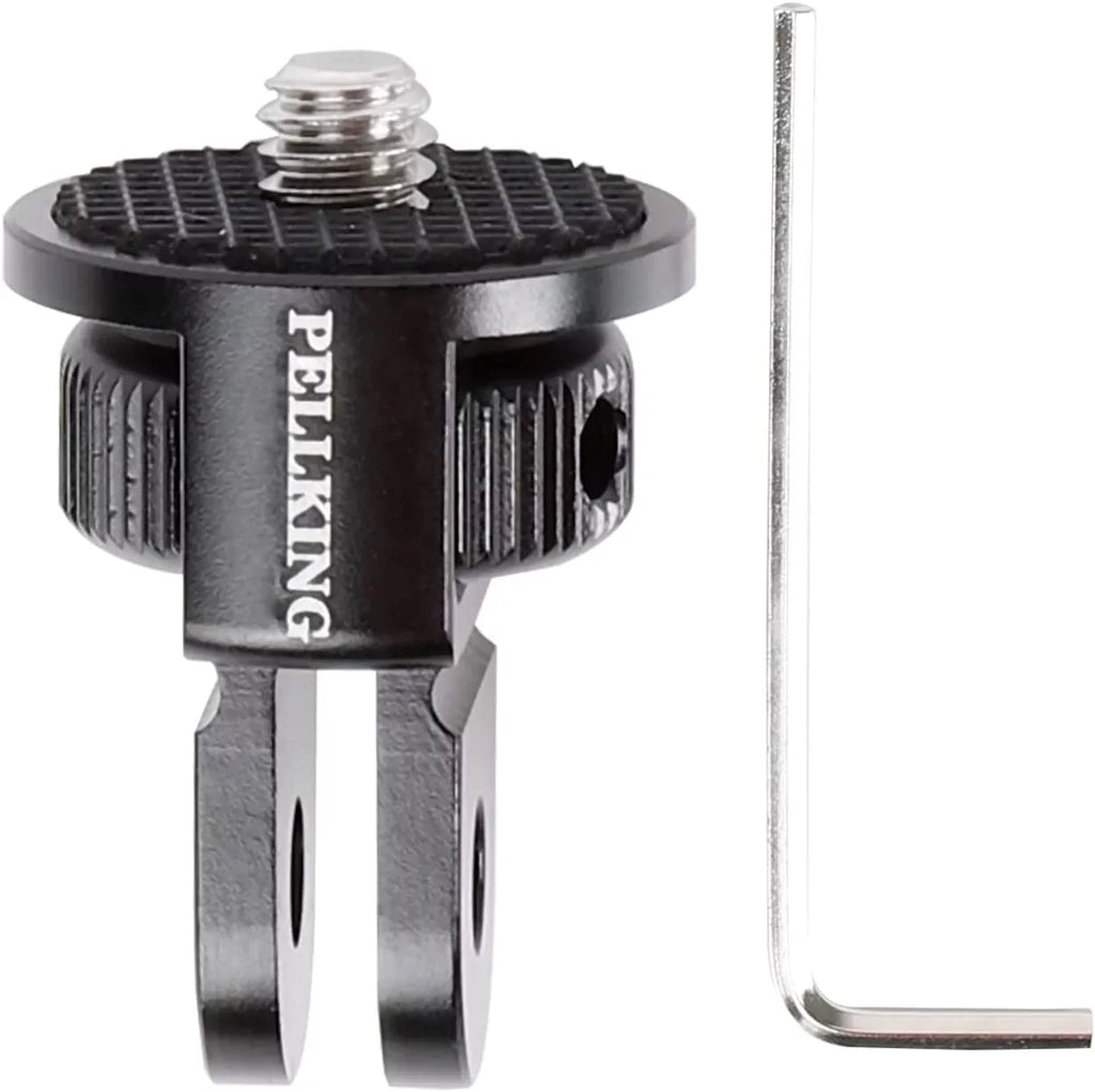 for X/ Camera One CNC Conversion Alloy Head Mount, Tripod Adapter X2 Insta360 Screw Adapter 1/4" Aluminum X3